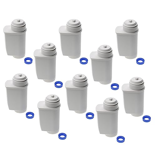 vhbw 10x Filtro de agua compatible con Krups TK750 máquina de café automática, cafetera exprés - blanco