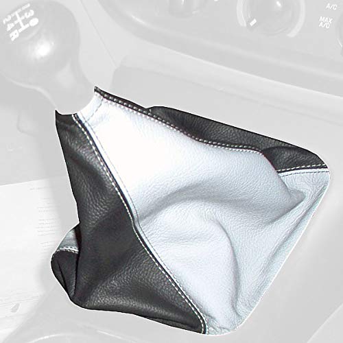 RedlineGoods Shift Boot - Explorer Console Compatible with Ford Ranger 1995-01. Tailor Made - not Universal. Genuine top-Grade Italian Black Leather with Black Thread