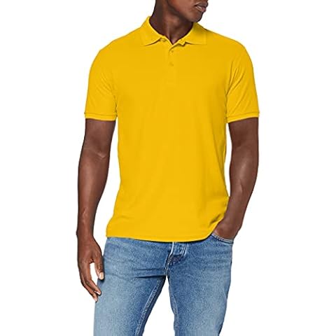 Fruit of the Loom Polo Raglan Amarillo Large Cover