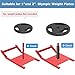 BeneLabel Weight Sled Fitness Strength Training Sled Red Weighted Training Sled Fits 1