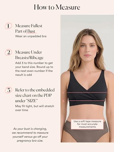 Image of HATCH The Dream Feed Nursing & Sleep Bra, Stretchy & Wireless with Crossover Pull-Down Design for Breastfeeding