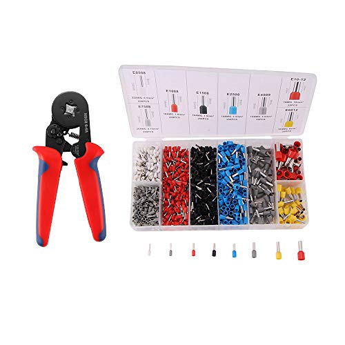 Conjunto de alicates de crimpagem, terminais elétricos de fio com catraca auto-ajustável Ferramentas