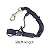 Kayak Paddle Leash Coiled Fishing Rod Leash Bungee Cord Strap Lightweight Keeper Lanyard Paddle Holder for Canoeing Rafting Kayak Oars, Black