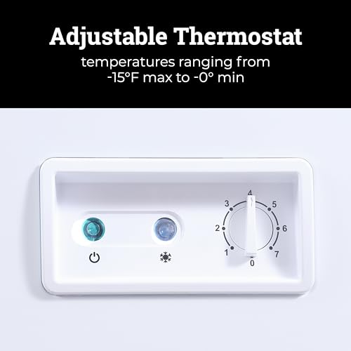 Igloo 5.0 Cu. Ft. Chest Freezer With Removable Basket, Free-Standing Door Temperature Ranges From -10 to 10 F, Front Defrost Water Drain, Perfect for Homes, Garages, Basements, RVs, White on Fridge.com