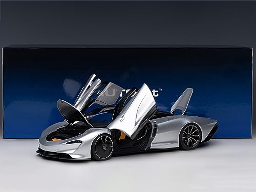 Modelo Autoart Speedtail Plata Supernova 1:18 miniatura 2
