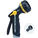 Melnor 65201AMZ RelaxGrip Metal QuickConnect Product Adapter, Nozzle, 8-Pattern Rear Trigger