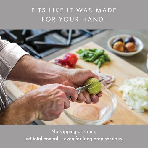 Misen 3.5" Paring Knife – Precision Kitchen Knife - High-Carbon Stainless Steel Blade – Ergonomic Handle for Peeling, Trimming, and Slicing – Lightweight, Versatile Tool for All Culinary Tasks - Gray - Image 6