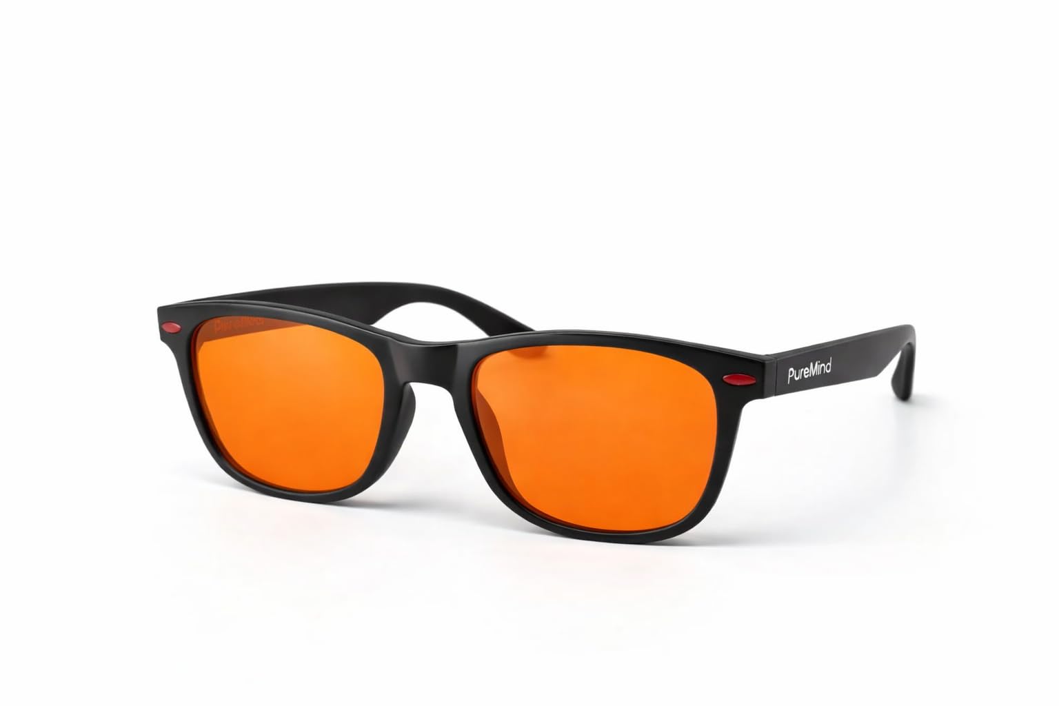 Puremind Gafas Bloqueo Luz Azul – Clip Gafas Naranjas Filtro para Protección Luz Azul Antifatiga - Blue Light Blocking para Pantallas Ordenador Gaming - Blockers Antii