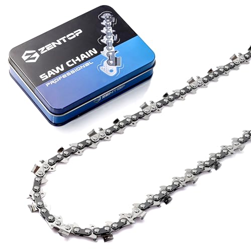 ZENTOP 20" Carbide Chainsaw Chain, 3/8" Pitch .050" Gauge 72DL,