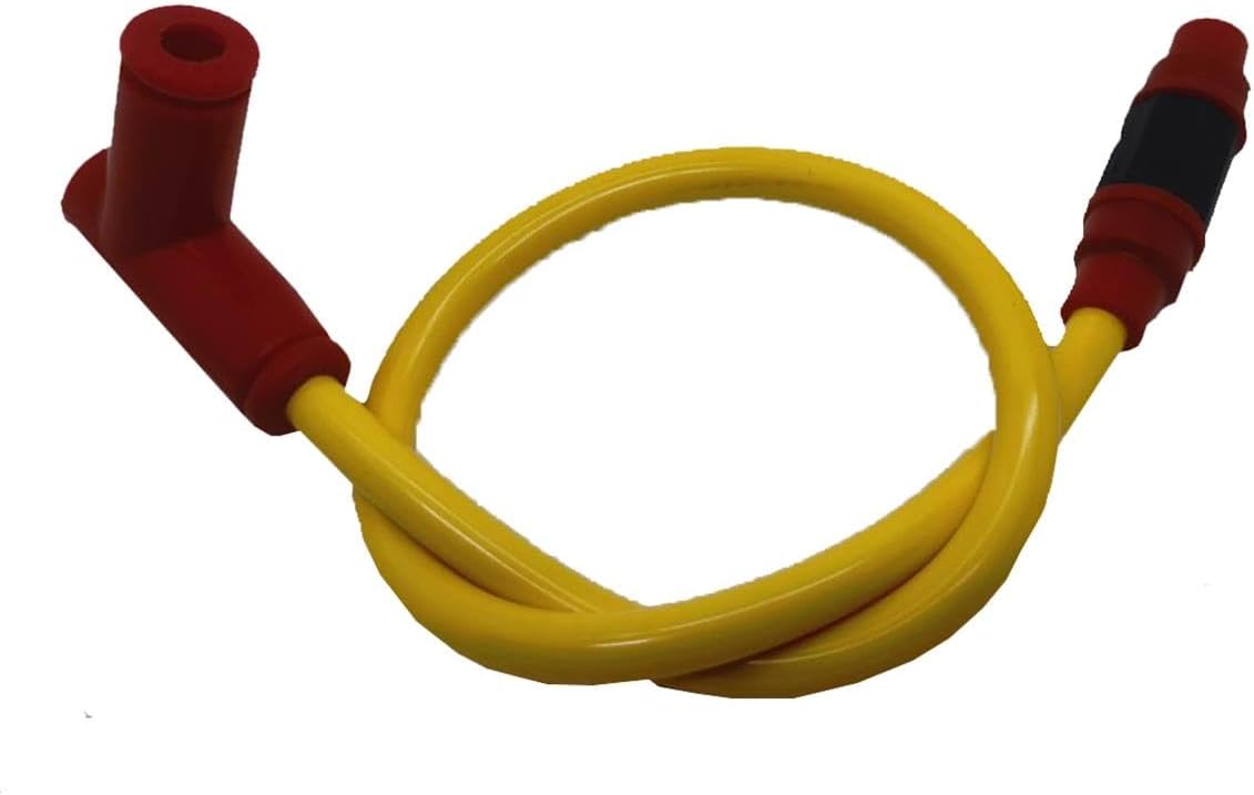 Ignition Coil 8.8mm Dual Core Race Power Ignition Coil Ignition Spark Plug Fit For Honda For Yamaha For Suzuki Iridium Wire Coil Packs Set(Yellow)