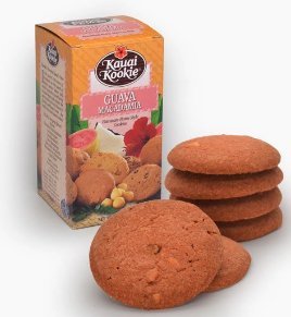 Kauai Kookie Guava Macadamia Nut, 5-Ounce Boxes (Pack of 6)