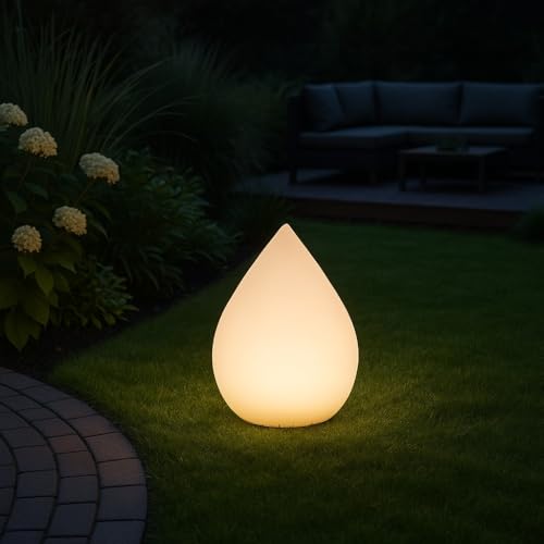 MeLiTec Solarlampe - mehrfarbige Bodenbeleuchtung für Garten, Balkon & Terrasse - Solar-Boden-Leuchte mit Farbwechsel - bis 8h Leuchtdauer - inkl....