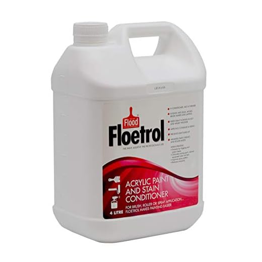Flood Floetrol 4L Acrylic Paint & Stain Conditioner Painting Additive 4 Litre
