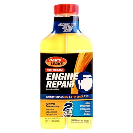 Bar's Leaks 1000 High Mileage Engine Repair, 16.9 oz | Restores Performance, Increases Compression & Horsepower, Stops Leaks, Noise & Smoking
