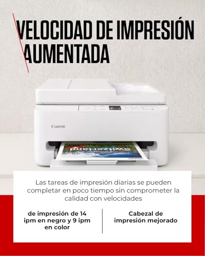 Miniatura 4 de Canon PIXMA TS7550I - Impresora Todo en Uno con Conectividad Wi-Fi, ADF de 35 Hojas y Pantalla OLED de 1,42” | Inalámbrica para Imprimir Fácilmente Desde Tu Smartphone PIXMA Print Plan