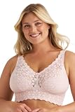 Miss Mary of Sweden Lace Dreams Sujetador sin Aros Ajustable con Encaje Reciclado y Ajuste cómodo 95B Dusty Pink