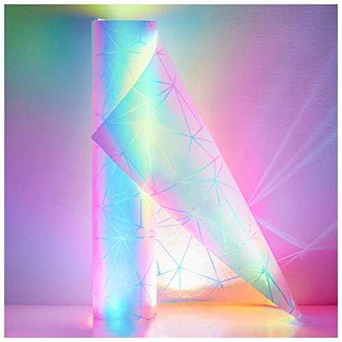 Windimiley Privacy Window Film Stained Glass Window Cling: Window Tint Film Sun Blocking Stickers Heat Control Vinyl Removable Window Static Clings For Home Bathroom No Glue (17.5 X 78.7 Inch, Multi) #TOP2