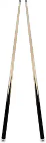 2 peças de taco de sinuca de 147 cm com cor café e ponta de couro de 13 mm peso 567 g (cor café 147 cm conjunto de 2/conjunto de 4/conjunto de 6 567 g)