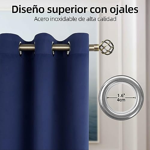 Cortinas, Home cortinas azul Marca Yostyle (3)