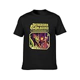 SHUIZILANG Dungeons Diners Dragons Drive T-Shirt Black S