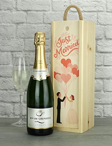 Just Married Sparkling Wine Gift
