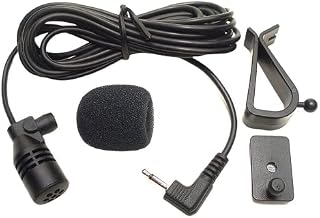 LINYYDS 3.5mm Microphone Car Microphone HD Voice Assembly Mic for Car Vehicle Head Unit Bluetooth Enabled Stereo Radio DVD GPS