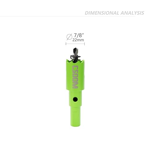 Miniatura 2 de CSOOM Broca de sierra bimetálica mejorada, cortador de perforación, ideal para plástico, madera, madera contrachapada, láminas de acero finas y