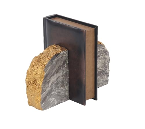 Cosmoliving By Cosmopolitan 38246 Polystone Geode Bookends thumb #2