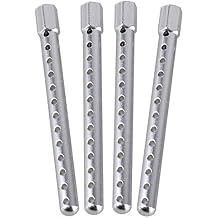 Mxfans 4X 2.36 Silver Al Body Post Bracket Replacement for HSP RC110 On-Road 102037S