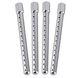 Mxfans 4PCS 102037 Silver Aluminum RC1:10 Alloy Body Post Mounts HSP Road Racing Model Car Upgrade