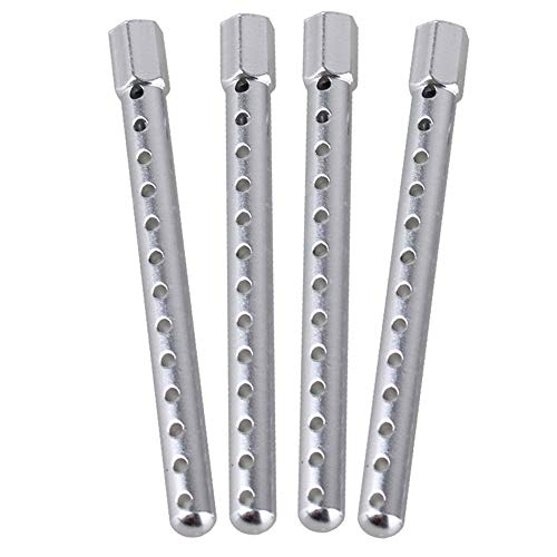 Mxfans 4X 2.36 Silver Al Body Post Bracket Replacement for HSP RC1:10 On-Road 102037S