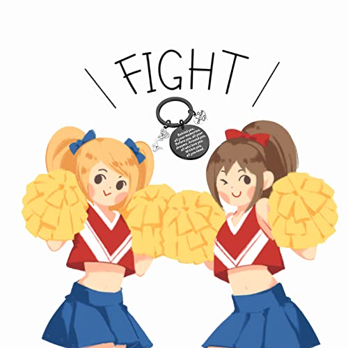 FEELMEM Cheer Keychain Girl Cheerleading Gift Cheerleader Gift for Cheer Team4