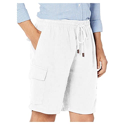 Cargohose Herren Schwarz Stretch Trekkinghose Herrenhose Stoffhose Trekkinghose Sweatpants Rangerhose Elastische Taille Frachthose Funktionshose Schnell Trockend Wanderhose Weich Chino Cargo Hose Cover