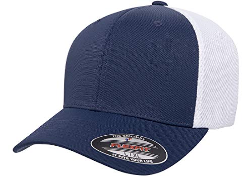 Image of Flexfit Two-Tone Stretch Mesh Fitted Cap Hat