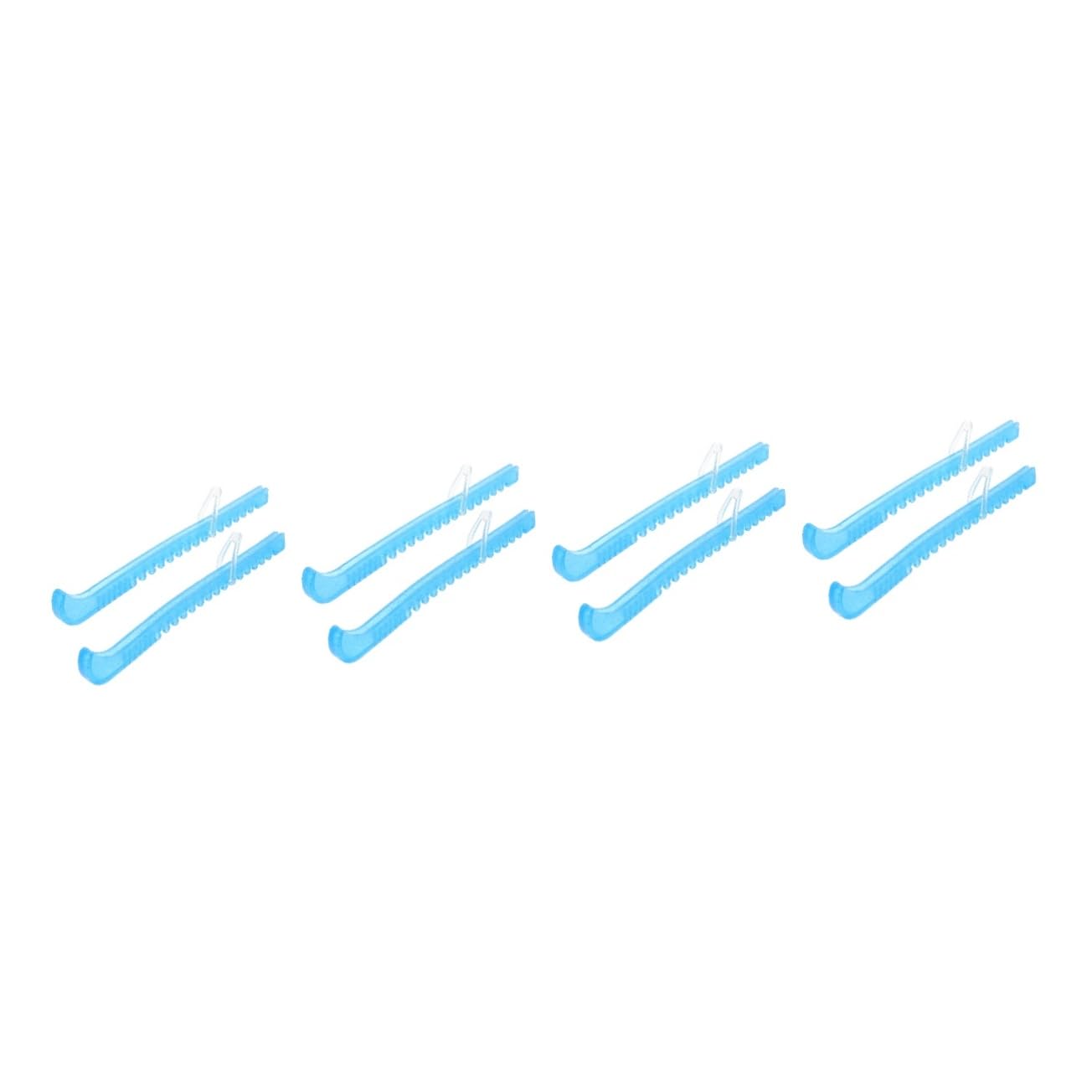 Yardwe Schlittschuhe Rollschuhschuhe Skate-zubehör Skate-Pads Skate-Schuhe Schlittschuhhose Klingenschutz Beschützer Eislauf-Soaker Roller Für Schützend Sky-Blue Kieselgel