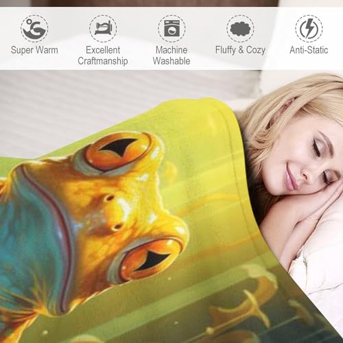 Couverture de balcon et de camping grenouille pour vos soirées