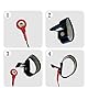 Elektrostimulation Penisring Set, Einstellbar Elektroshock Hodenring Elektrostimulator zur Penisvergrößerung, Prostata-Massage Bondage und Masturbation Fetisch Sexspielzeug für Männer und Paare