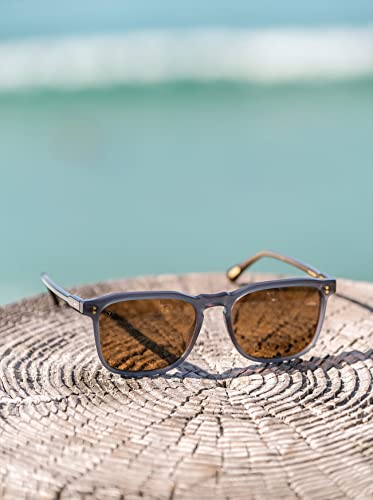 Image of RAEN - Wiley - Mens Lightweight Square Frame Sunglasses UV Protection