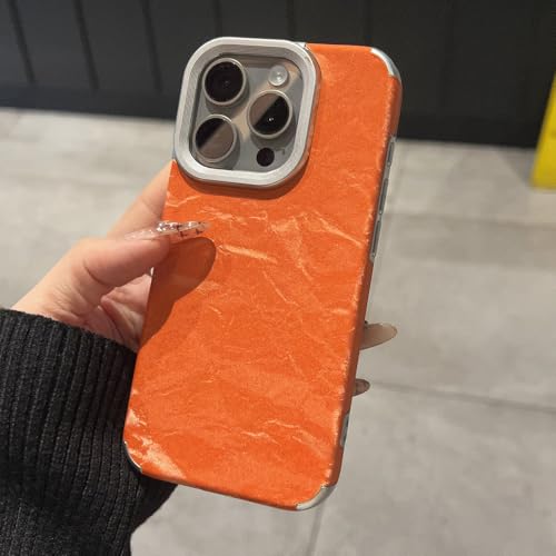 Coque de téléphone orange pour iPhone 14 et 15 style urbain