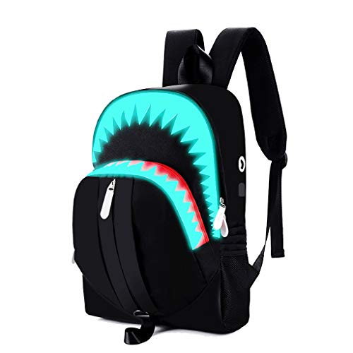 Asge Schoolrugzak meisjes tieners 3-5 klas kleuterschool rugzak kinderen mini rugzak unisex multifunctionele casual kleuterschool rugzak voor jongens dagrugzak (zwart)