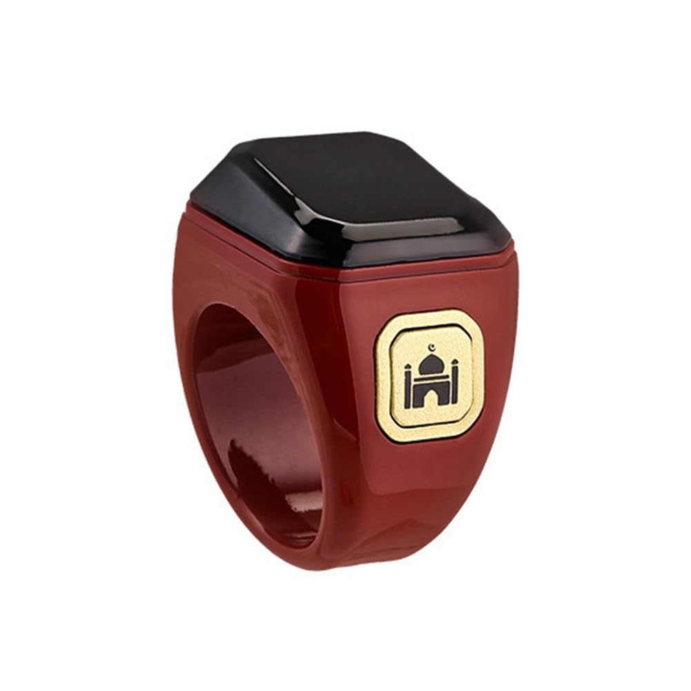 Littimoon Smart Ring Bluetooth Electronic Finger Counter Worship Time Reminder Count Prayer Finger Ring Counter