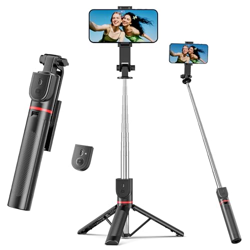 Trépied portable pour enregistrement vidéo et voyage avec perche à selfie légère pour iPhone