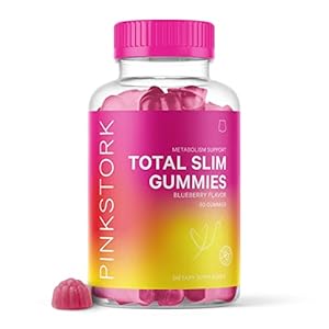 Pink Stork Total Slim Gummies: Sugar-Free Energy Gummy, Metabolism Support, Post Workout Recovery, L Carnitine Tartrate…