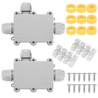 Scatola Derivazione Esterna IP68 - 2 Pezzi, Impermeabile, Per Cavi 5-12mm - Foto 3