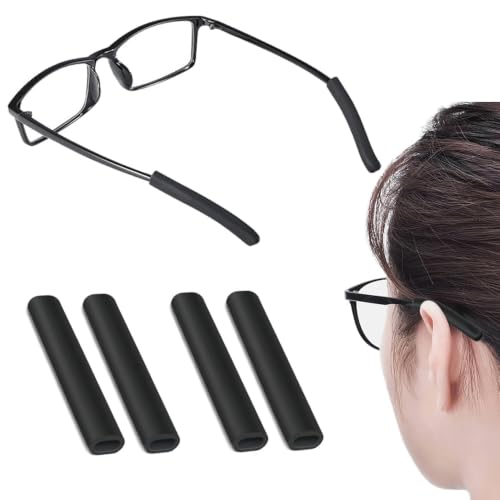 Image of 2 Pairs Ear Grips for Spectacles, Anti-Slip Specs Holder, Glasses Ear Grip
