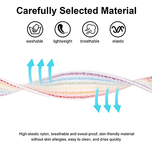 Image of Bracelet for AirTag Kids,Protective Cover for Air Tag with Nylon Wristband | Adjustable for Air Tag Bracelet,Anti Lost GPS Trackers Case Elastic Watch Band for Toddlers Girls Boys Elders
