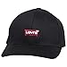 Levi's Homme Mid Batwing Flexfit Casquette souple, Schwarz (Regular Black 59), Taille unique EU