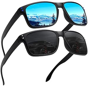 LEDING&BEST Gafas de sol Polarizadas Para Hombre Mujer/G