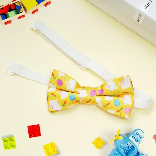 Kids Easter Bow Ties Adjustable Neck Bowtie for Child Boys Toddlers Wedding Party Graduation Dress up3