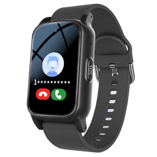 Fall Detection Smart Watch, Fall Warning Devices For Elderly, Personal Alarm With Emergency Response Button, GPS Location Tracker, 4G Phone Calls And SOS, GeoFence